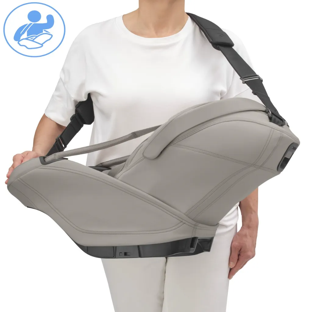 8441128110U5Y2025_2025_maxicosi_carseat_babycarseat_coralslidepro_brown_sapphiresand_handsfreecarrying_front.webp
