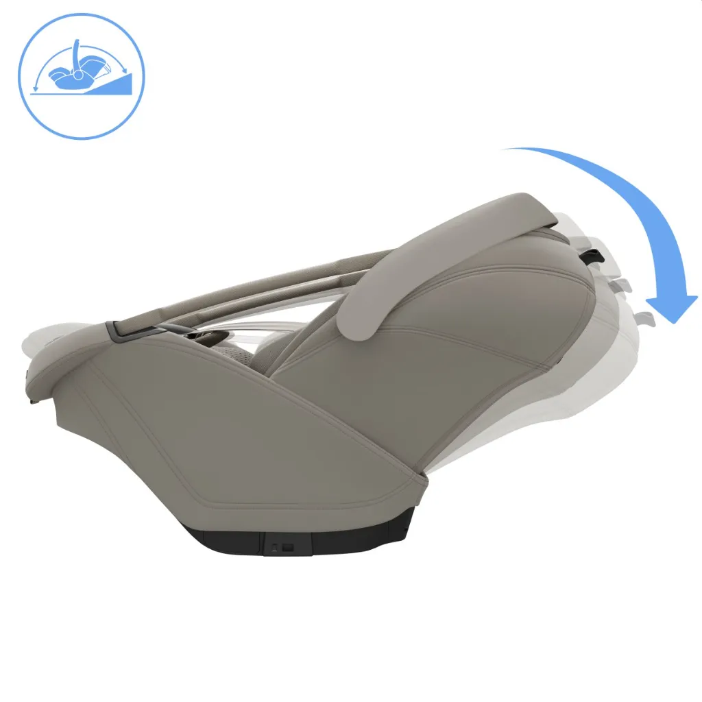 8441128110U2Y2025_2025_maxicosi_carseat_babycarseat_coralslidepro_brown_sapphiresand_fulllieflatposition_side.webp