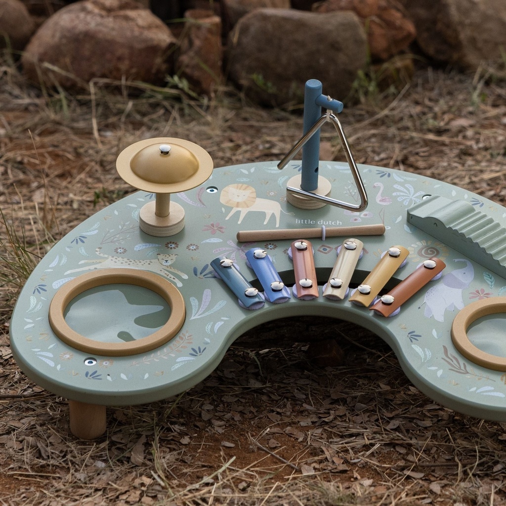 Little Dutch Music Table - Safari Friends