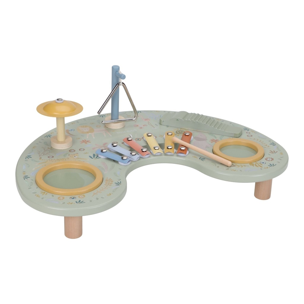 Little Dutch Music Table - Safari Friends