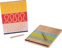Small Foot Board Set Educate Wood Learn Writing Exercises for Kids Aged 5+ Years 12560 Coloured