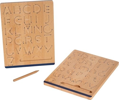 Small Foot Board Set Educate Wood Learn Writing Exercises for Kids Aged 5+ Years 12560 Coloured