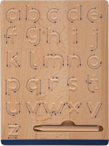 Small Foot Board Set Educate Wood Learn Writing Exercises for Kids Aged 5+ Years 12560 Coloured