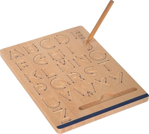 Small Foot Board Set Educate Wood Learn Writing Exercises for Kids Aged 5+ Years 12560 Coloured