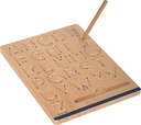 Small Foot Board Set Educate Wood Learn Writing Exercises for Kids Aged 5+ Years 12560 Coloured