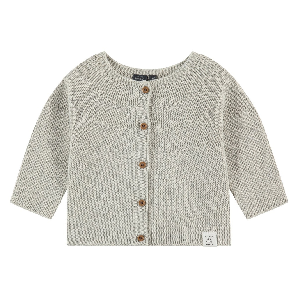 Babyface Cardigan light grey melange 221