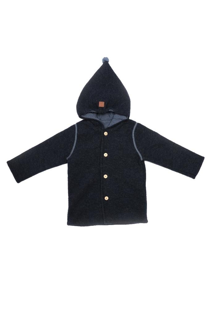 Maximo Jacke Wollfleece navy