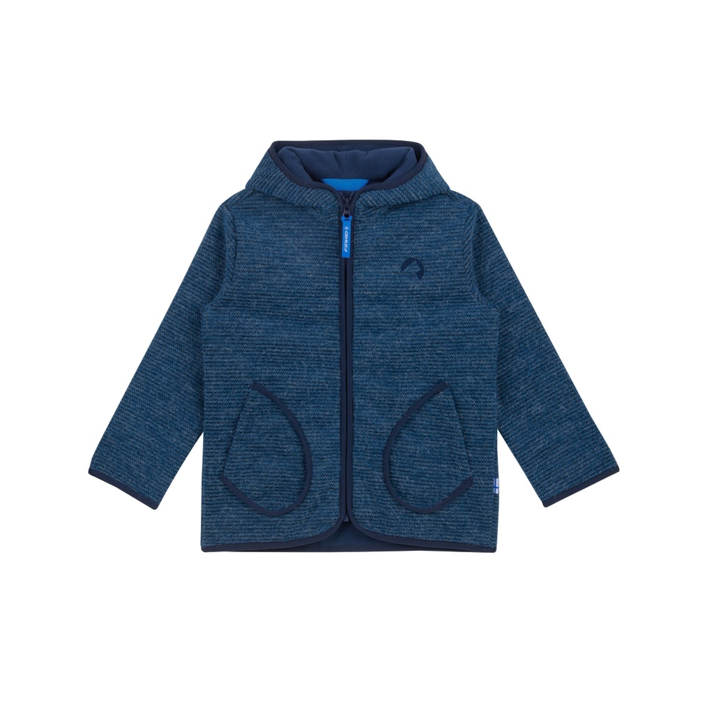 [19275-2] Finkid Tonttu Wind blue melange 10242 (100-110)