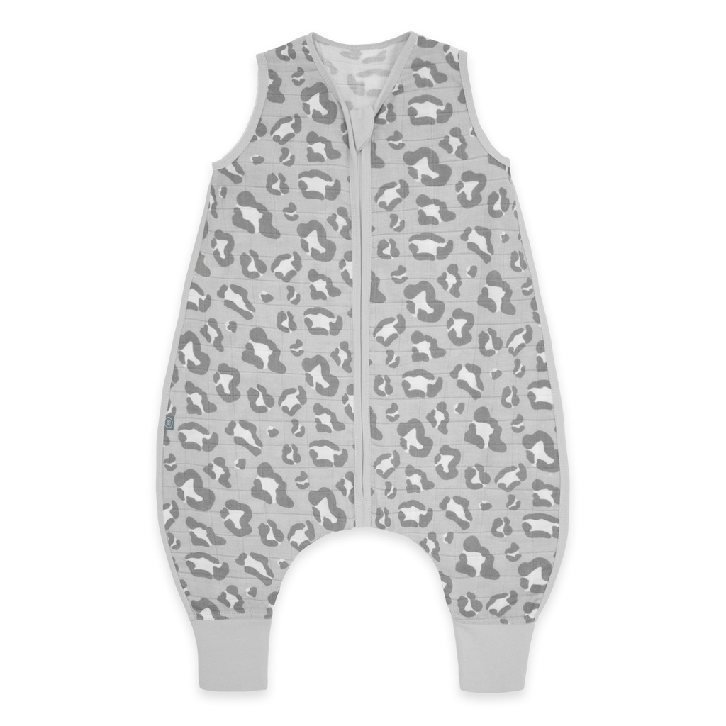 Musselin Schlafsack Fuss TOG 0,5 Leo grau