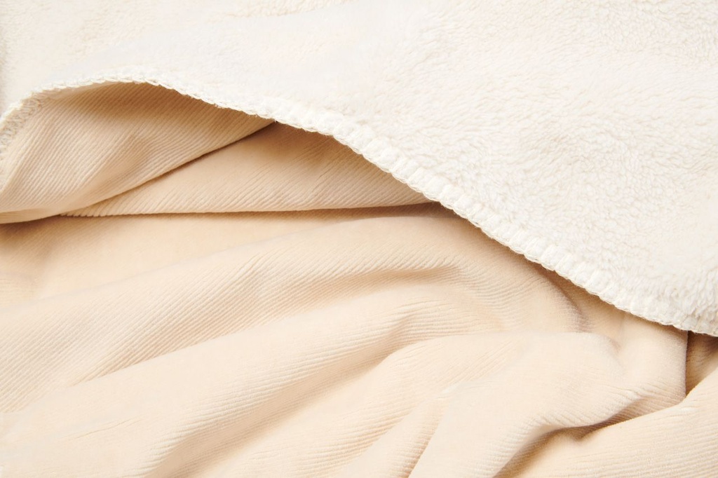 [19053-1] Koeka Babydecke Plüsch Oddi 75x100 (warm white)