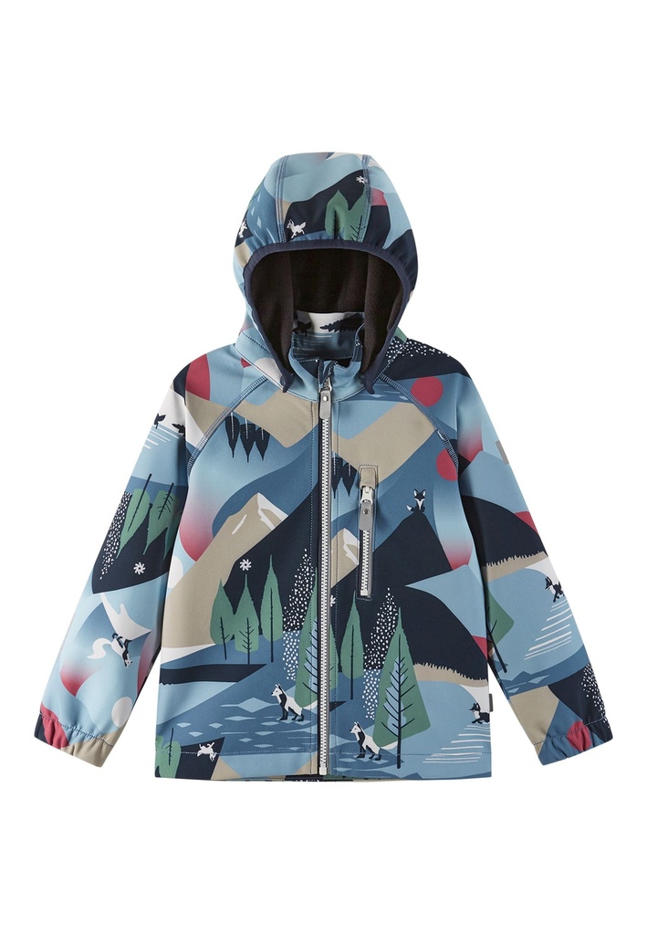 [19427-2] Reima Softshell Jacke Vantti blue ocean 14252 (86)