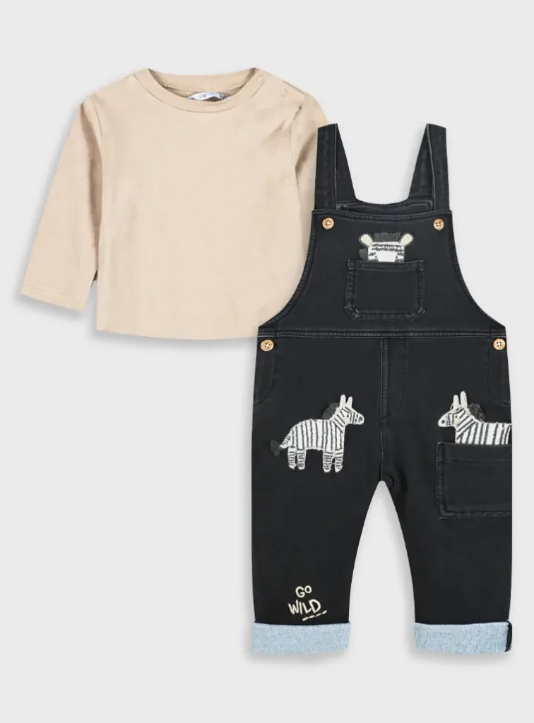 Energiers Set Latzhose Shirt