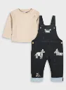 Energiers Set Latzhose Shirt