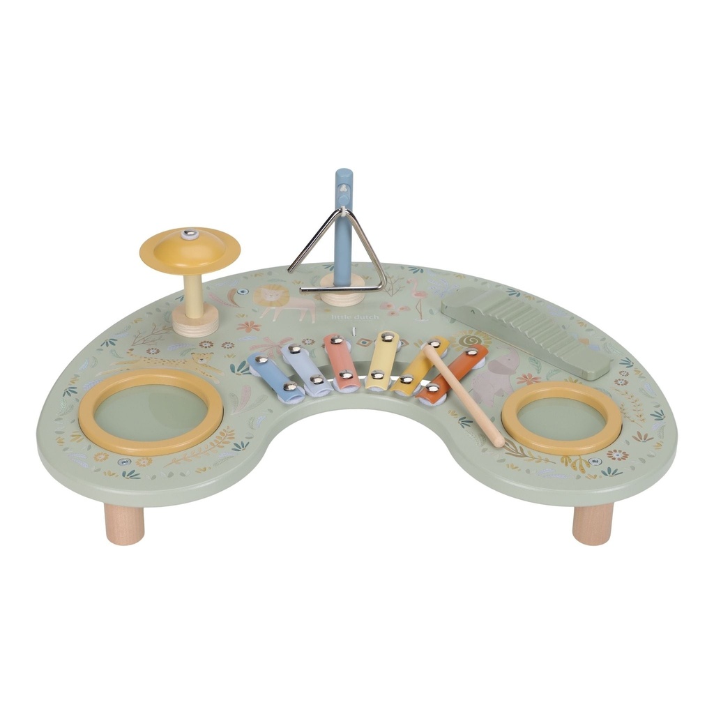 Little Dutch Music Table - Safari Friends