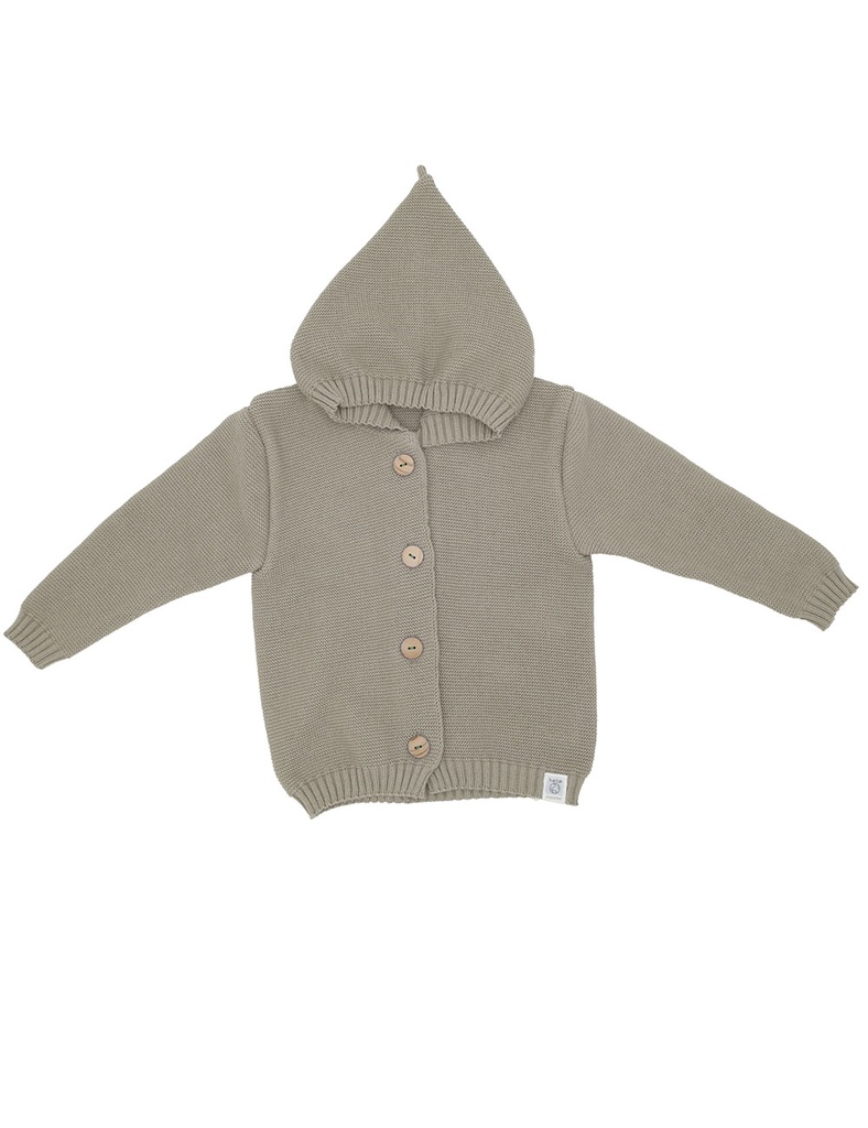 [18359-3] Maximo GOTS Baby Kapuzen Jacke beige 221 (74)