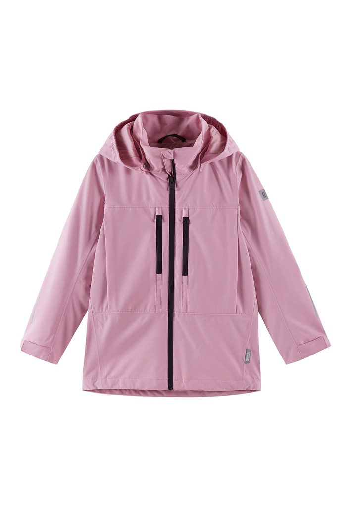 [19465-1] Reima Softshell Jacke Saarela grey pink 14252 (104)