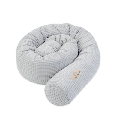 Zöllner Bettschlange light grey Waffelpiqué