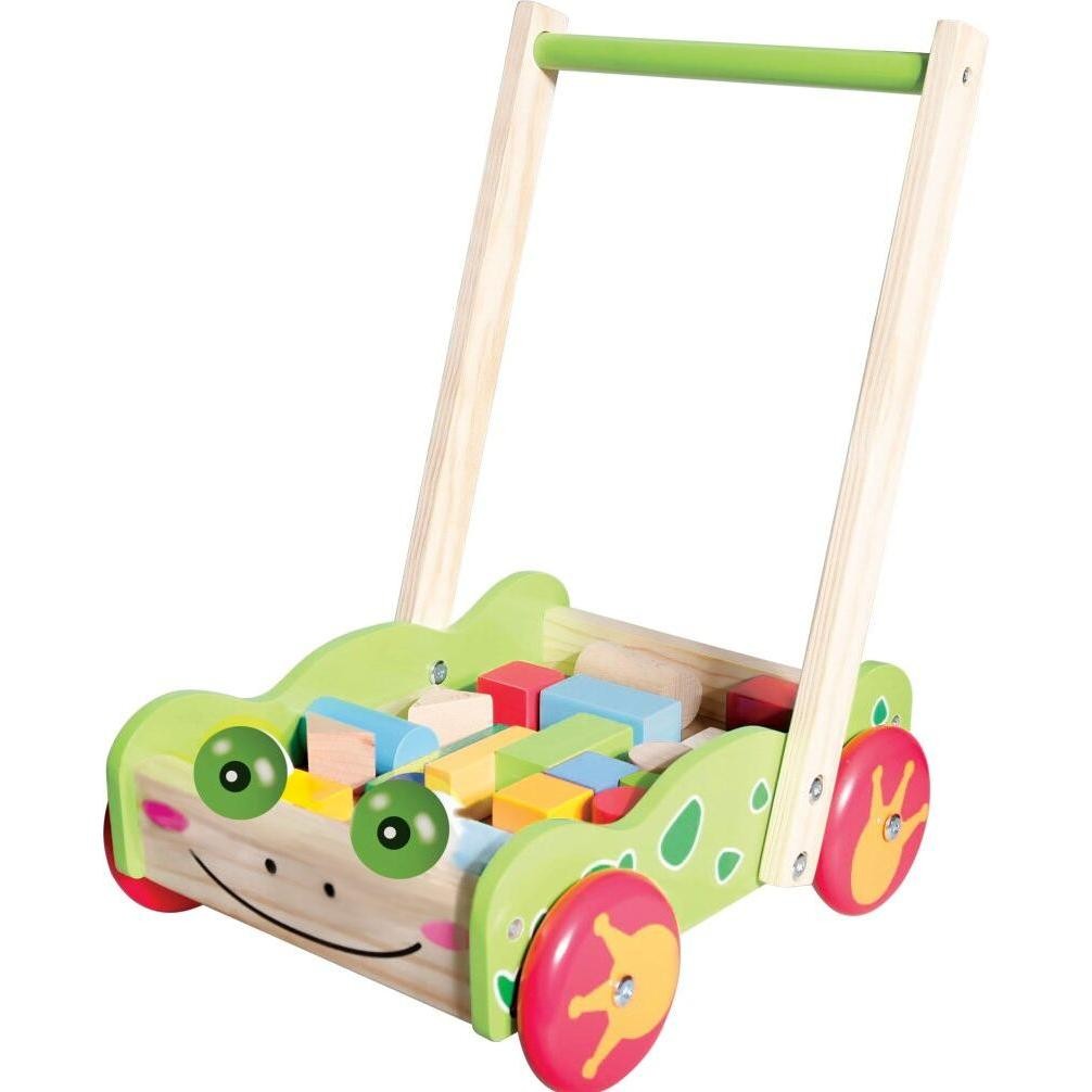 [909000138006] Spielemaus Laufwagen mit Bauklötzen