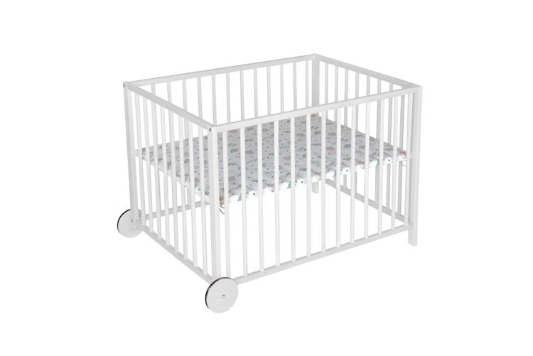 Babyworld Laufgitter Juli 75x100 weiss